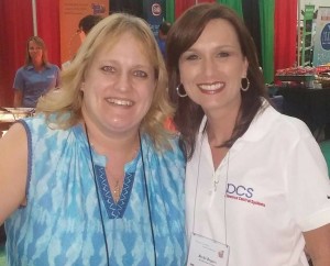 Becki with Alexis Shook from Sumter School District