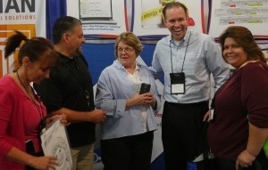 Judi with Betty Crocker, James Senteno, Eric Holliday & Artie Ayon from Alvord Unified School District